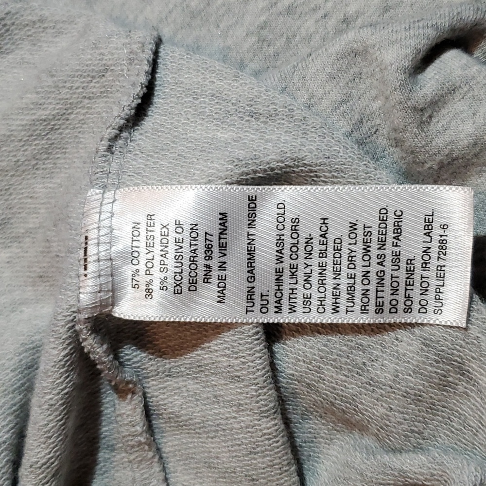 A.N.A Women’s Grey Long Sleeve Top Sz M - Picture 5 of 5